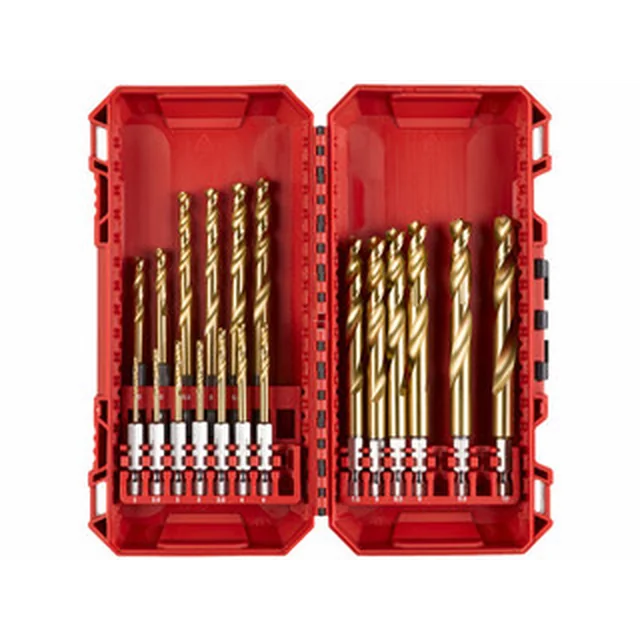 Milwaukee Shockwave hSS-G metal drill set 2 - 10 mm 19 pcs