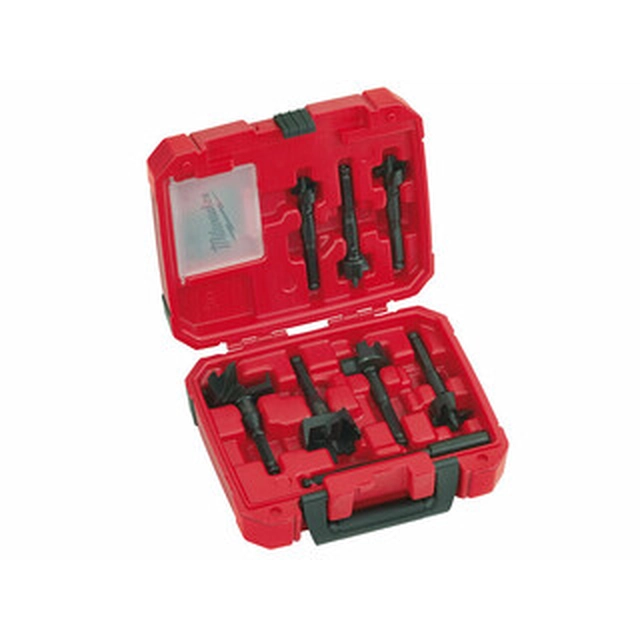 Milwaukee Speed ​​Feed wood drill 8 part forstner drill bit set