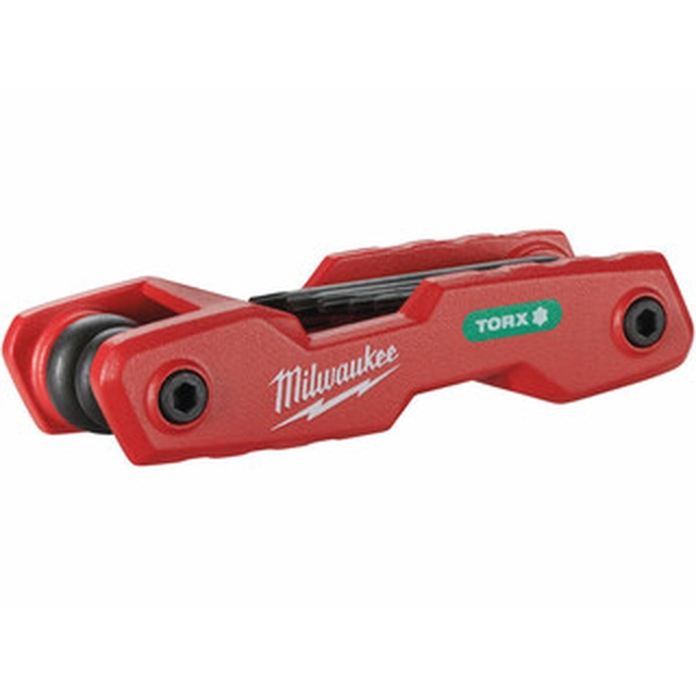 Milwaukee Torx Juego de llaves hexagonales plegables Allen 8 piezas