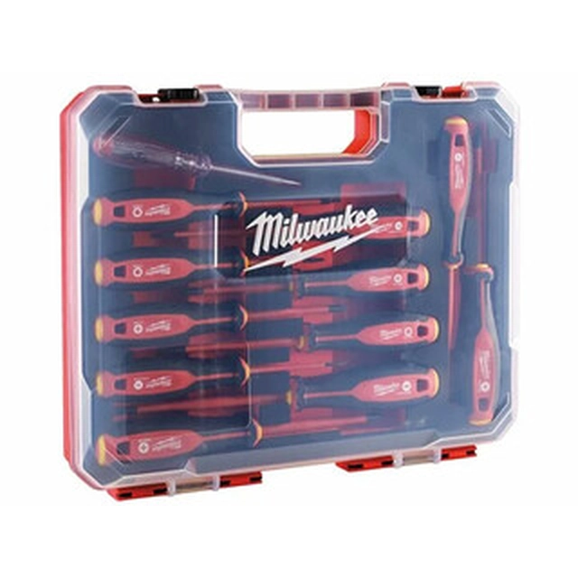 Milwaukee VDE 12 part insulated screwdriver set