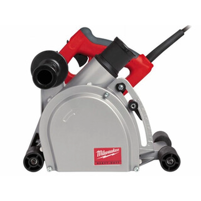 Milwaukee WCS 45 Electric Wall Grooving Mill Διάμετρος δίσκου: 150 mm | Βάθος κοπής: 45 mm | Πλάτος αυλάκωσης: 17 - 45 mm | 5800 RPM | Σε μια βαλίτσα