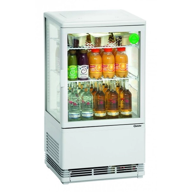 Mini 58L, refrigerated display case white