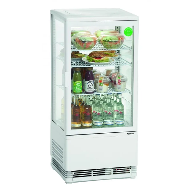 Mini 78L, refrigerated display case white