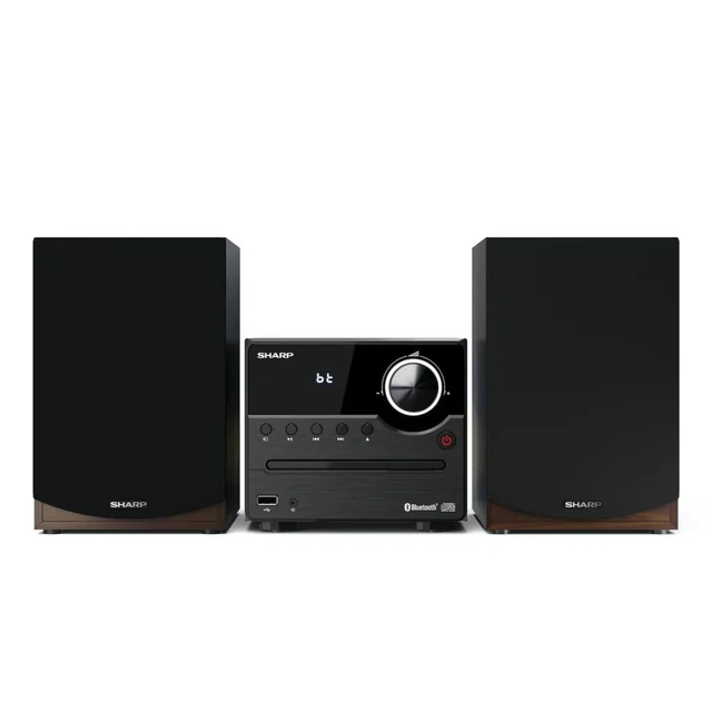 Mini chaîne Hi-Fi Sharp XL-B512(BR) Blanc Marron 45 W