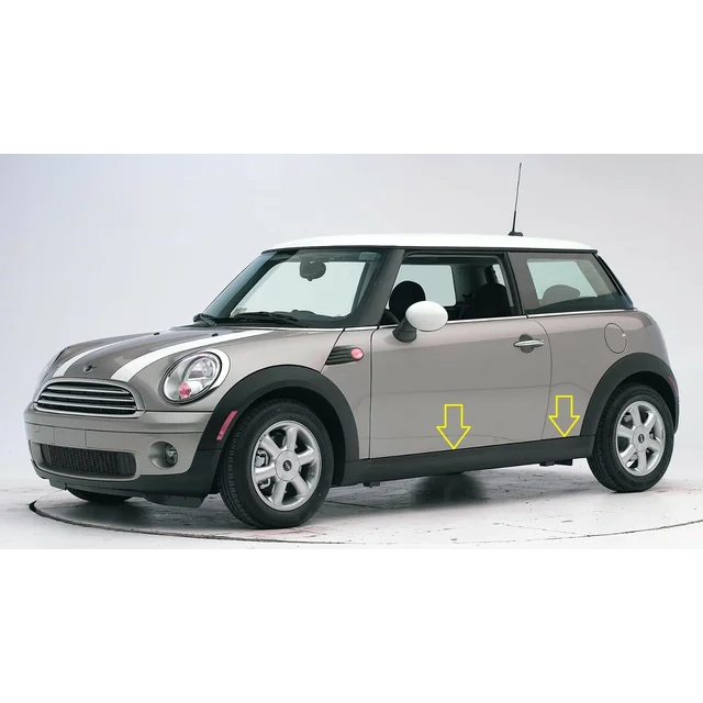 Mini Cooper 2002-2012 - Listelli laterali cromati, protezione cromata