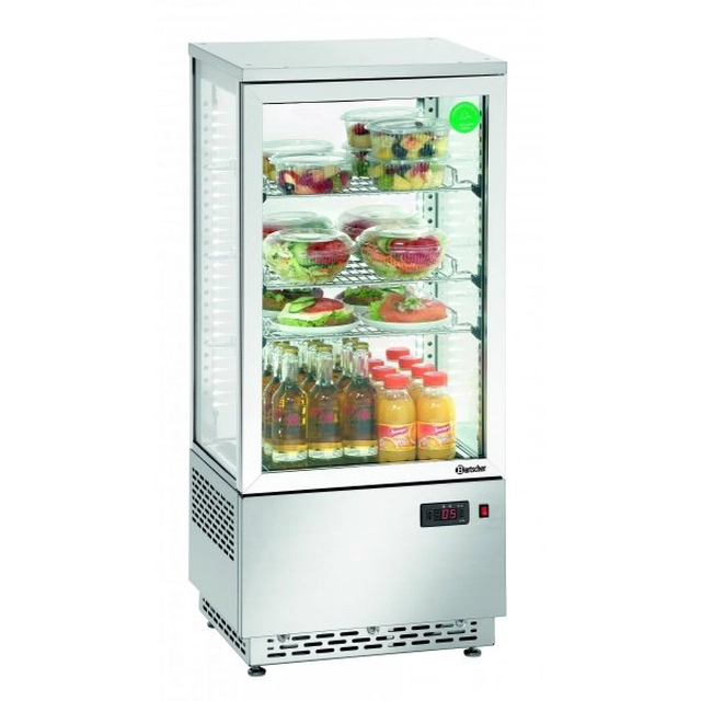 Mini refrigerated display cabinet 78L, CrNi DG
