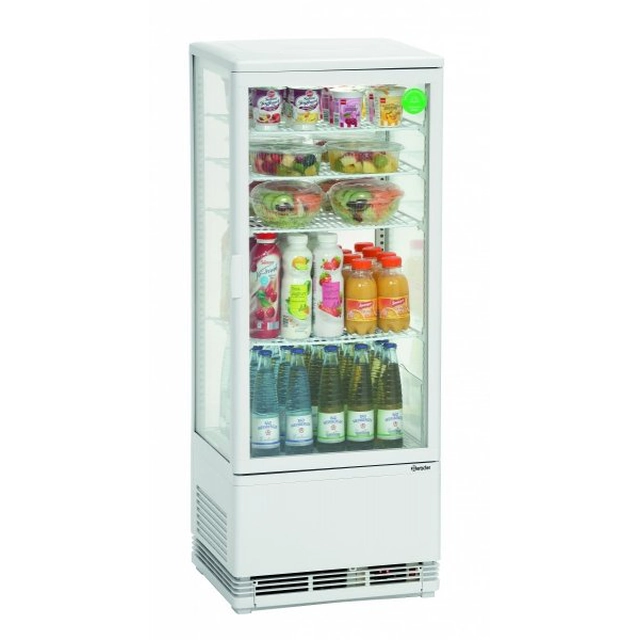 Mini refrigerated display case 98L