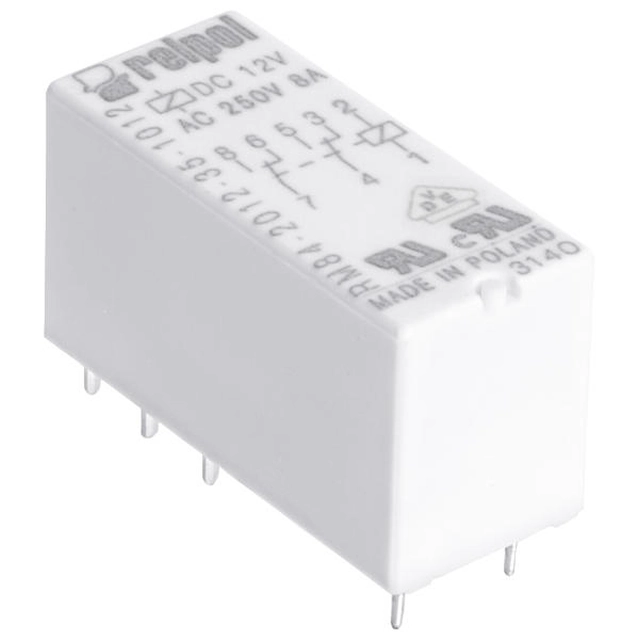 Miniaturni rele Relpol 2P 8A 24V DC RM84-2012-35-1024 - 600336