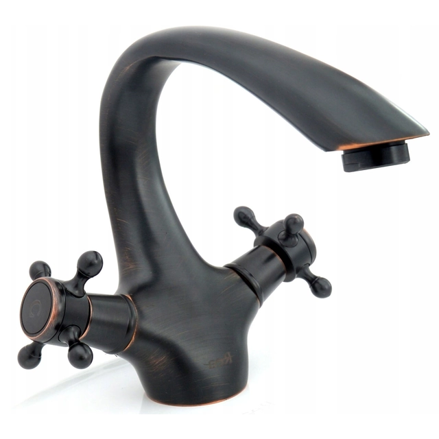 Misturador Rea Retro Antique Black Basin Mixer