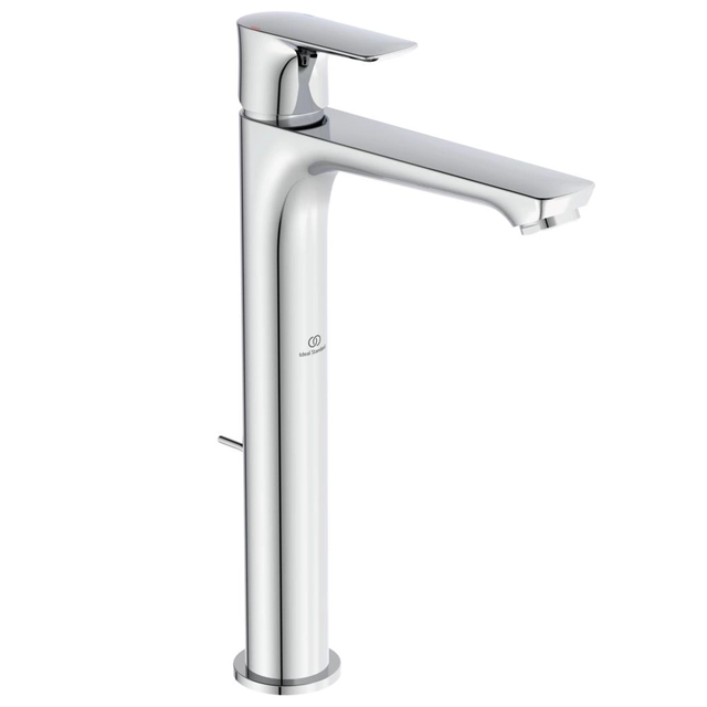 Mitigeur de lavabo Ideal Standard Connect Air, chromé, haut, avec robinet de fond