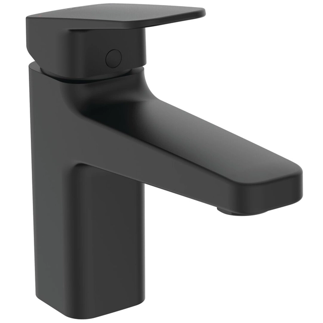Mitigeur lavabo Ideal Standard Ceraplan, H90 avec robinet de fond, Silk Black noir mat