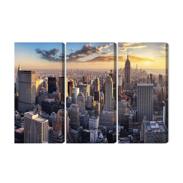 Mitmeosalise pildi panoraam 3D New Yorgist