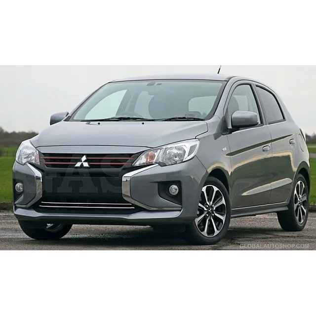 Mitsubishi Mirage Hatchback - Chrome Strips, Grill, Dummy Bumper Tuning