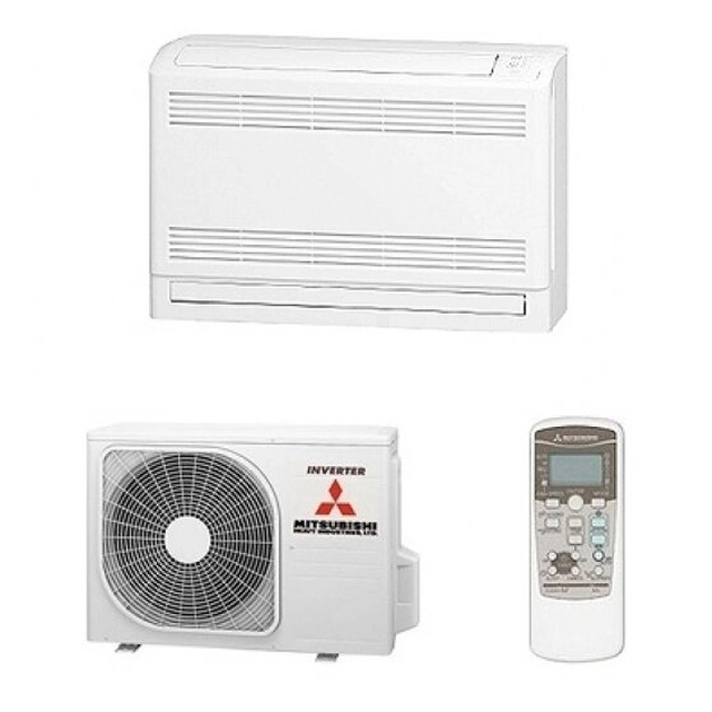 MITSUBISHI MULTI - SPLIT INVERTER outdoor unit with wall/floor air conditioner 4-iems for rooms