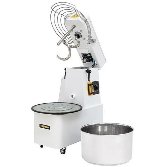 Mixer cu spirală 32L 25 kg 2 Viteze Bol detașabil Prismafood Hendi 222928