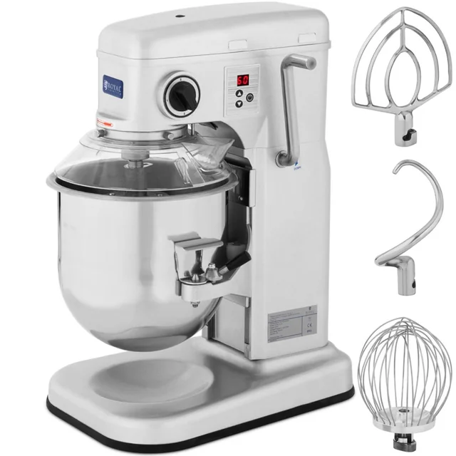 Mixer planetar cu bol RCPM-10.1B 10 l 230 V 650 W