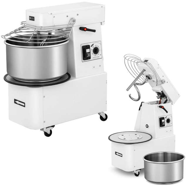 Mixer spiralat Mixer spiralat aluat cu bol detasabil 22 l 56 kg/h 750 IN ITALIA