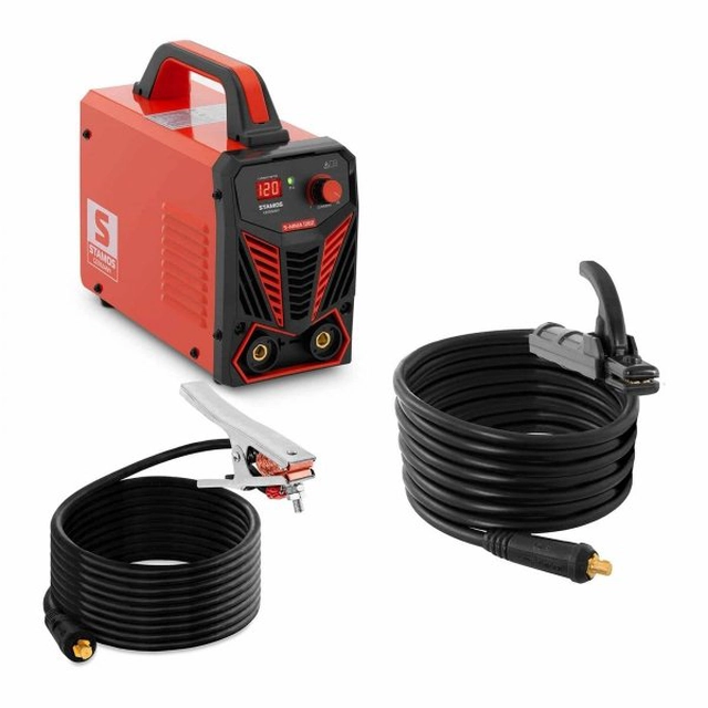 MMA welding machine - IGBT - 120 A - Hot Start - cable 8 m STAMOS 10021380 S-MMA 120Z