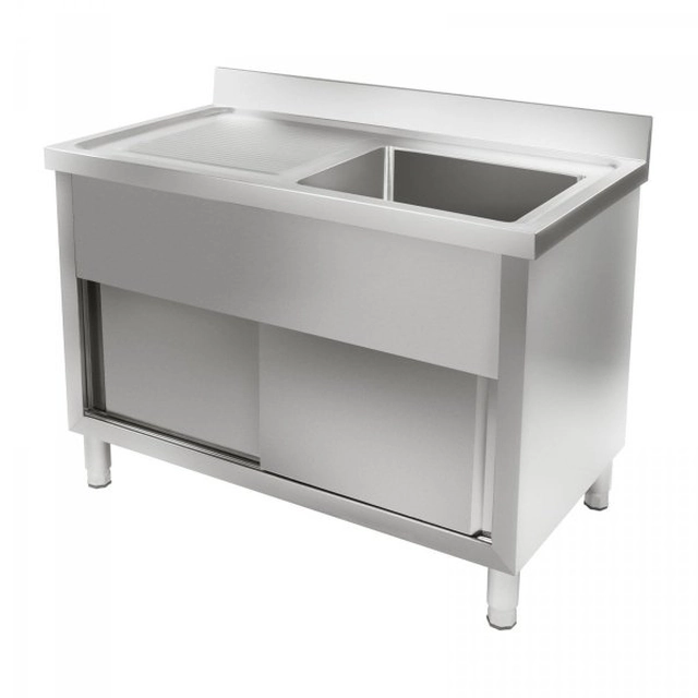 Mobile lavello - 120 cm ROYAL CATERING 10010502 RCHS-1200WS