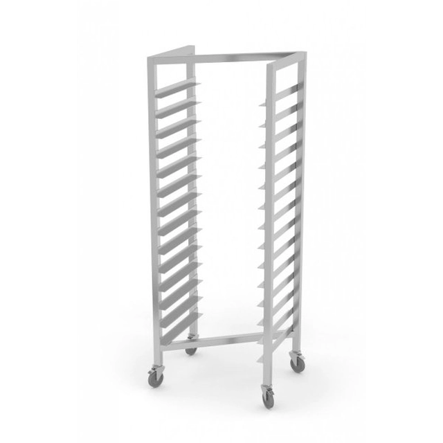 Mobile rack for GN containers and baking trays - type Z 395 x 540 x 1800 mm POLGAST 411122 411122