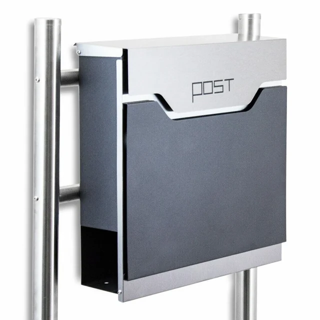 Modern, large, standing mailbox, modern style