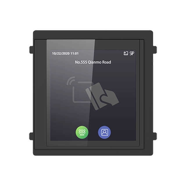 Modul afisaj IPS touch screen, 4 inch,  pentru Interfon modular - HIKVISION DS-KD-TDM