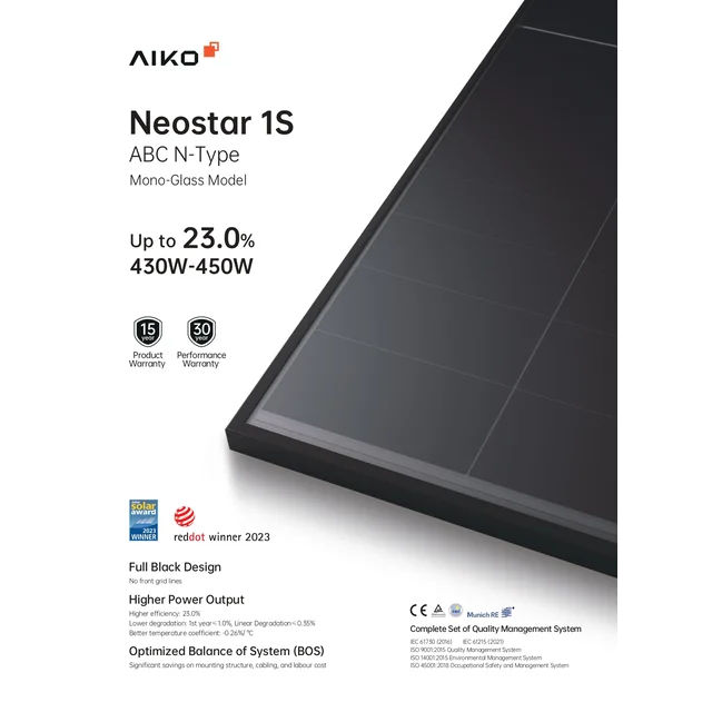 Modul fotovoltaic AIKO Neostar A445-MAH54Db 445W Full black