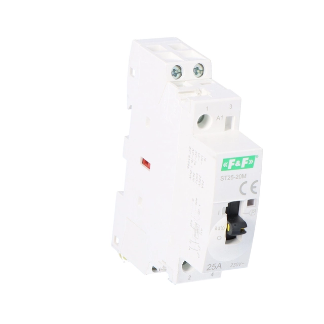 Modulaarinen kontaktori ST25-20-M yhteystiedot 2NO I=25A 230-240V AC