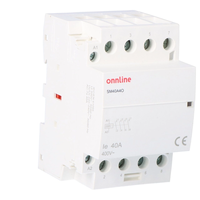 Modulaire schakelaarcontacten 4NO I=40A spoel spanning U=230V AC 3 online-modules SM40A4O