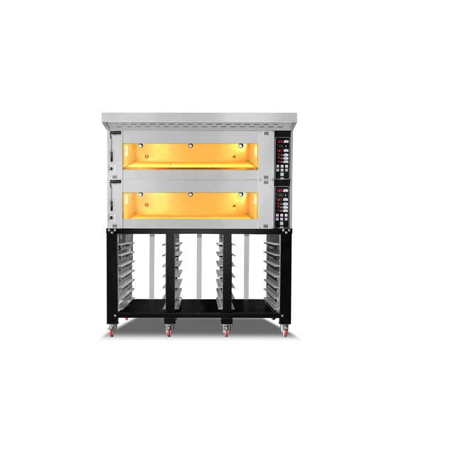 Modulinė kepyklėlė 2-komorowy | elektrinis | 24,4 kW | 400V | 1660x1400x1930 | MD/1400/1