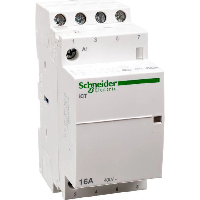 Модульний контактор Schneider Electric 16A 4Z 0R 24V AC iCT A9C22114