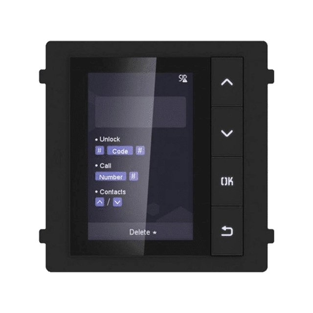 Módulo de pantalla TFT LCD para Intercom modular - HIKVISION DS-KD-DIS