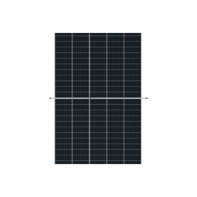 Módulo Fotovoltaico (Painel Fotovoltaico) 495 W Vertex Bifacial Vidro Duplo Moldura Prata Trina Solar 495W