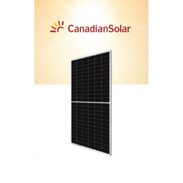 Módulo fotovoltaico Painel fotovoltaico 550Wp Canadian Solar CS6W-550MS Moldura prateada