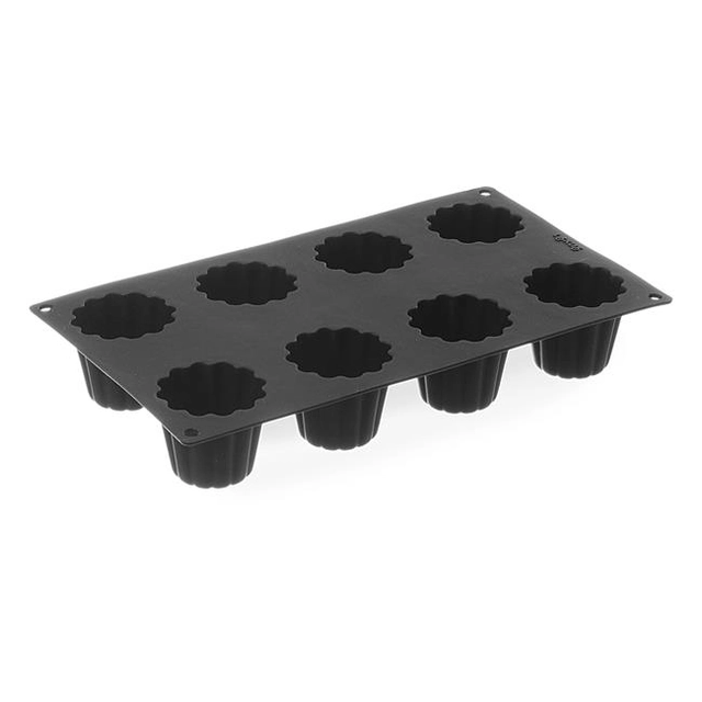 Molde de silicone - BORDELAIS CANNELE x 8 unid.