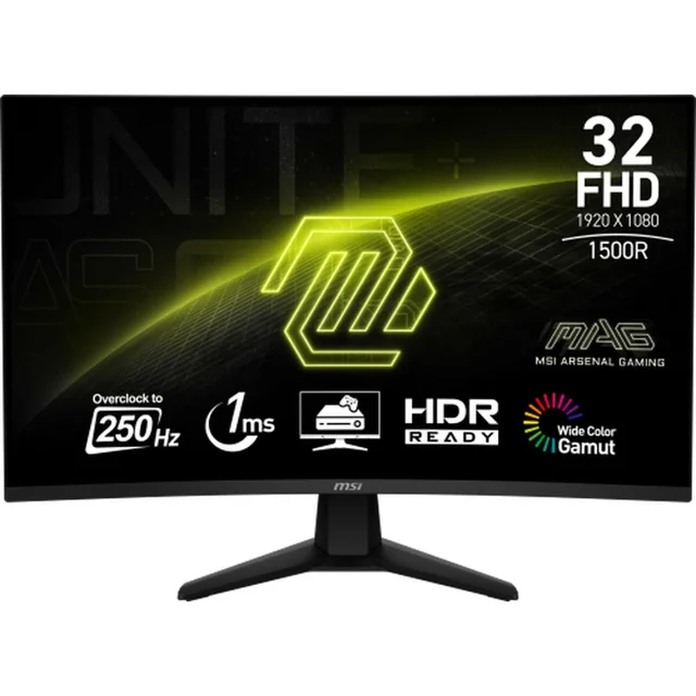 Moniteur de jeu MSI MAG 32C6X Full HD 32&quot; 180 Hz