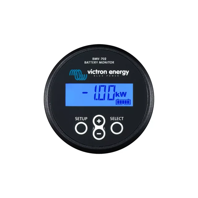 Moniteur d'état de charge de la batterie Victron Energy BMV-702 noir