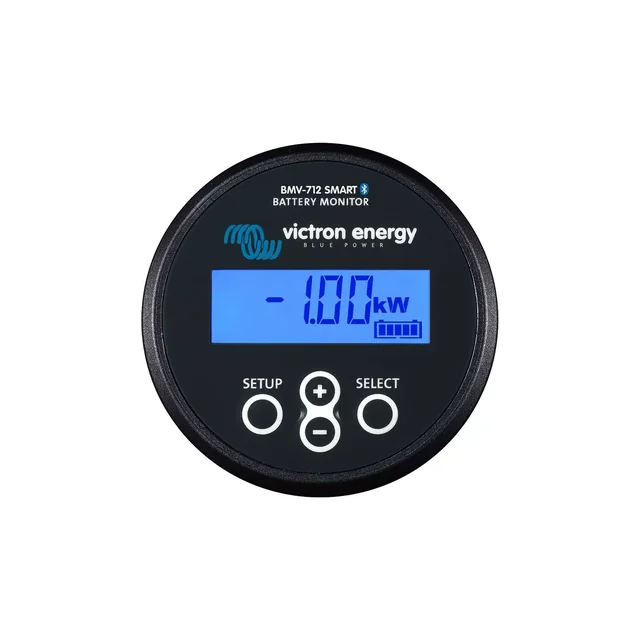 Moniteur d'état de charge de la batterie Victron Energy BMV-712 noir