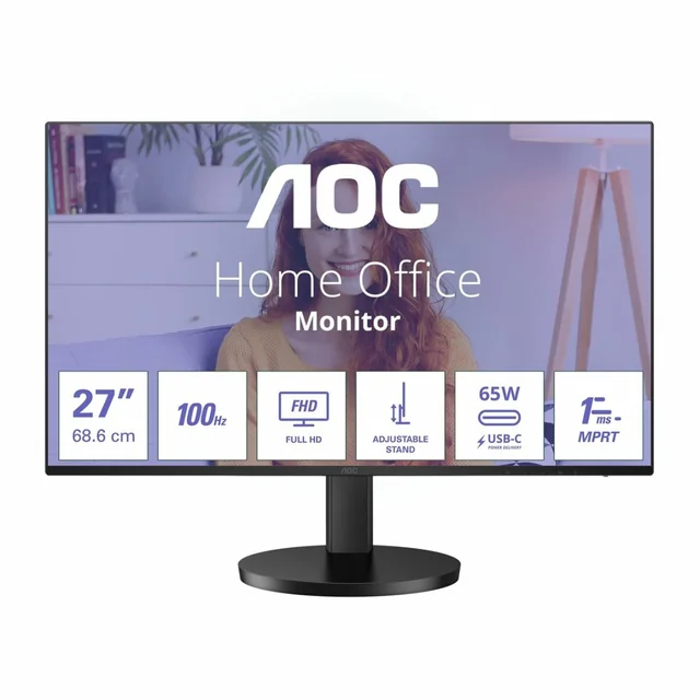 Monitor de jogos AOC 27B3CF2 Full HD 27&quot; 100 Hz 50-60 Hz