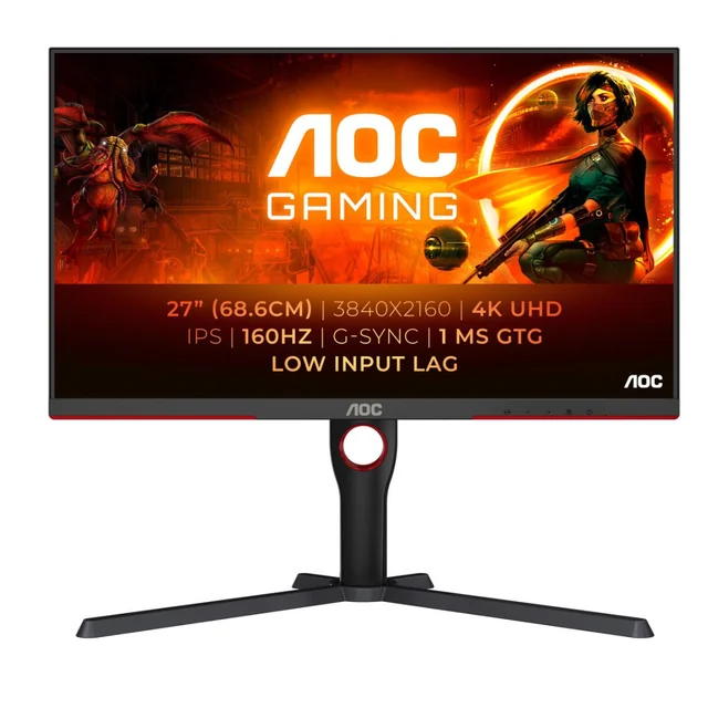 Монітор Ігровий AOC U27G3X/BK 4K Ultra HD 27&quot; 160 Гц/с