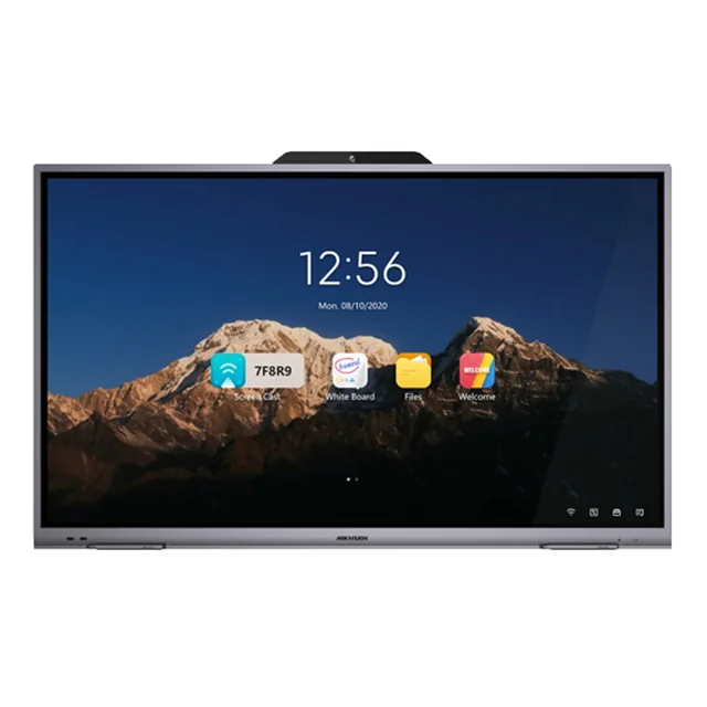 Monitor interactivo 75 4K, pantalla táctil, Cámara 4K, Mic., Android, Bluetooth, Wi-Fi - HIKVISION DS-D5B75RB-D