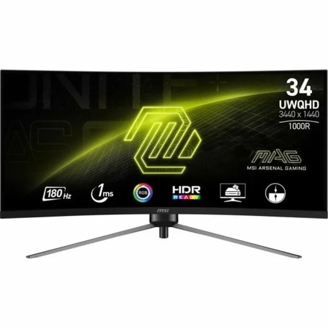 Monitor MSI 345CQR 34&quot; 180 Hz UltraWide Dual Quad HD