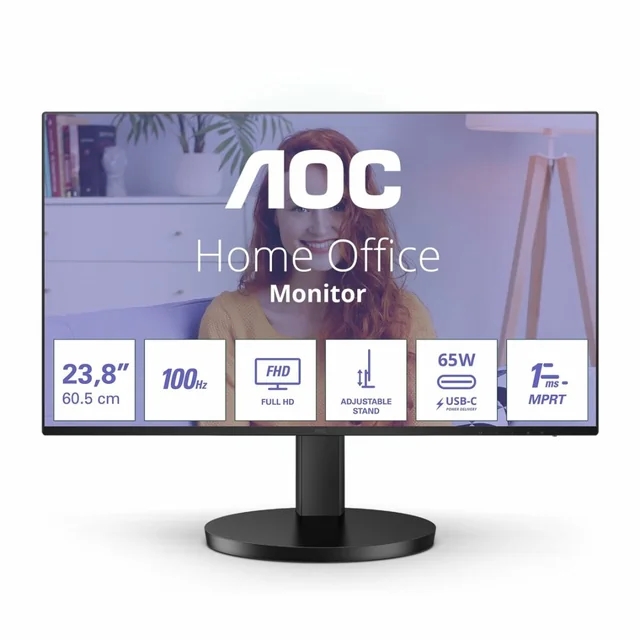 Monitorar AOC 24B3CF2 Full HD 23,8&quot; 100 Hz