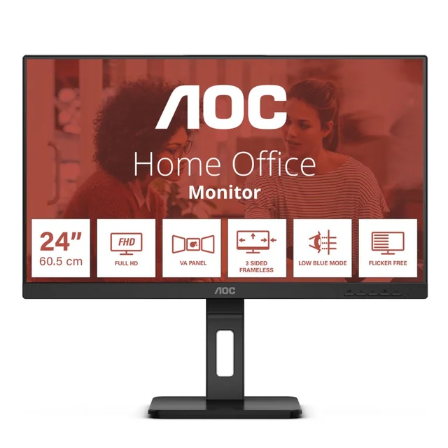 Monitorar AOC 24E3QAF Full HD 75 Hz