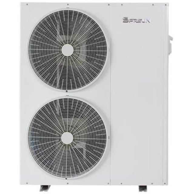 Μονομπλόκ αντλία θερμότητας SPRSUN SELECT 16kW μοντέλο CGK-040V3L 380V 3-faz, Εξαρτήματα Panasonic