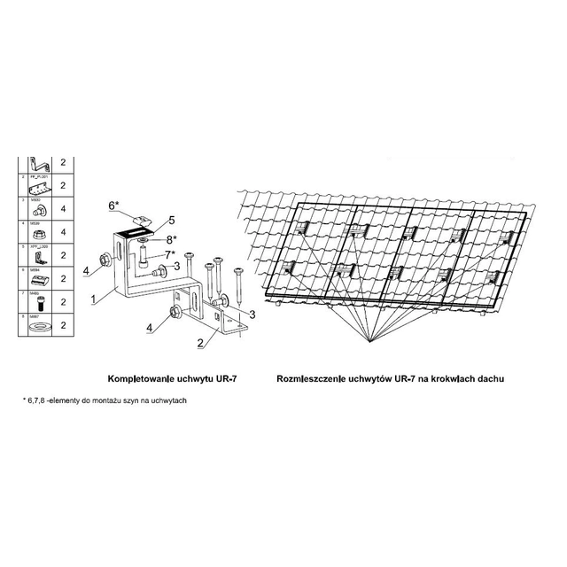 MONTAŽA D-017 2 KLIK RUČKE PLOČICA