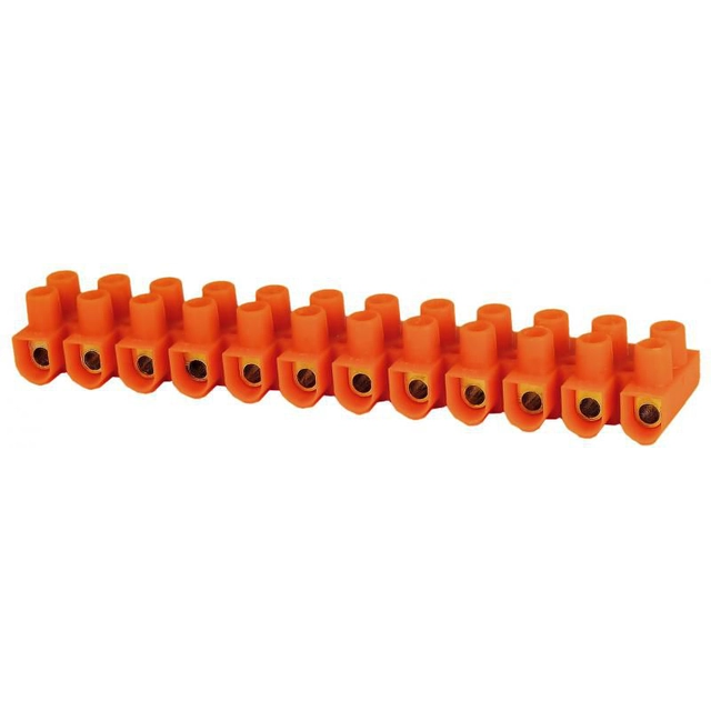 Morsettiera filettata Simet LTF 12-4.0 12-torowa 4mm2 arancio (21310108)