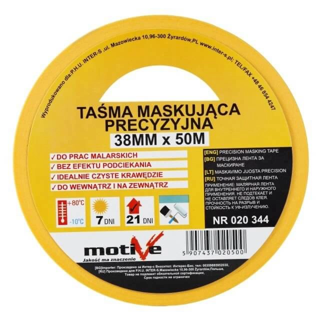 Motive Precision Masking Tape 11mmx50mb