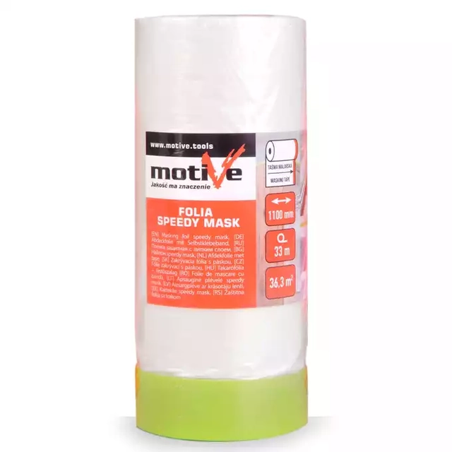 Motive Speedy Mask surface protection foil 1100mm/33m