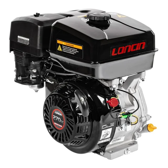 Motor Loncin G270F-A horizontální hřídel 25 mm / 60 mm G270F-A